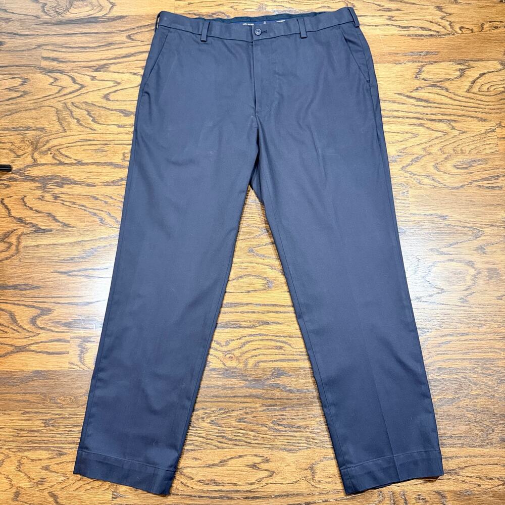 Brooks Brothers Pants Mens 38x30 Blue Clark Fit Advantage Chino Stretch